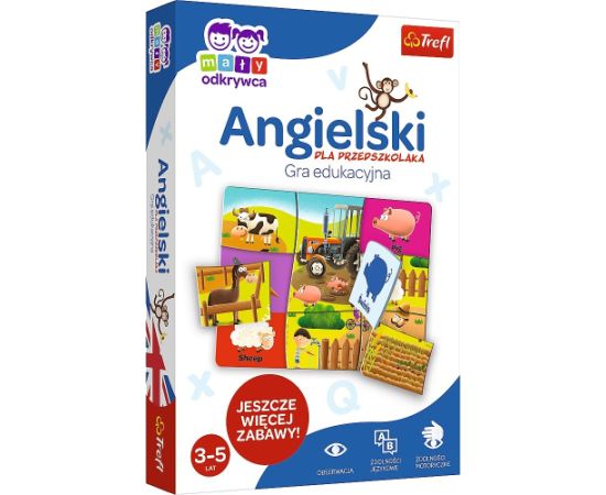 Trefl Gra angielski dla przedszkolaka mały odkrywca Galda spēles