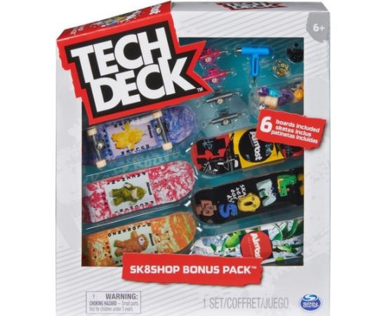 Spin Master Zestaw 6 deskorolek tech deck almost Galda spēles
