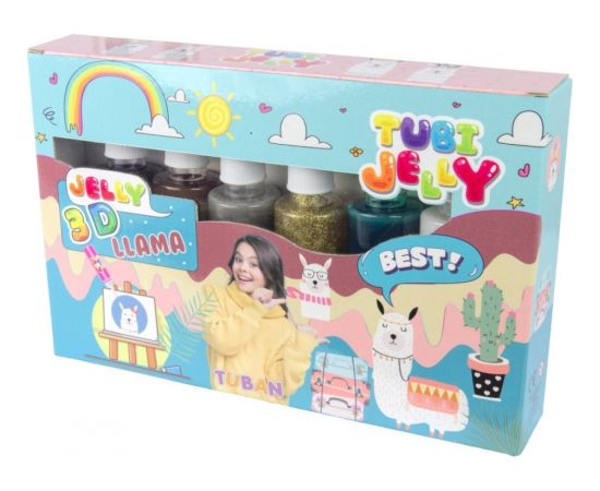 Tuban Zestaw tubi jelly 6 kolorów - lama интерактивные игрушки