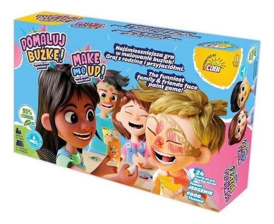 Cobi Gra pomaluj buźke tematyka jedzenie Galda spēles