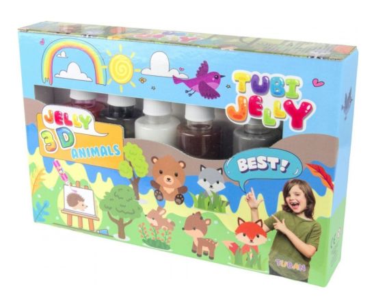Tuban Zestaw tubi jelly 6 kolorów - zwierzątka интерактивные игрушки