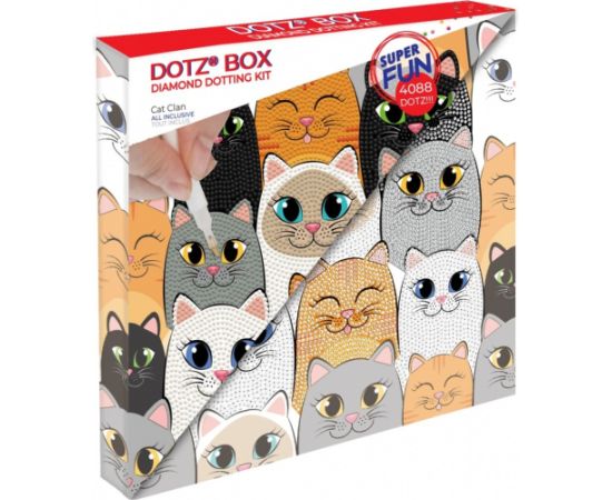 Dante Zestaw diamond dotz - klan kotów pudełko Interaktīvās rotaļlietas