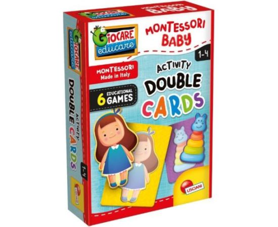 Lisciani Gra edukacyjna montessori baby - activity cards Galda spēles