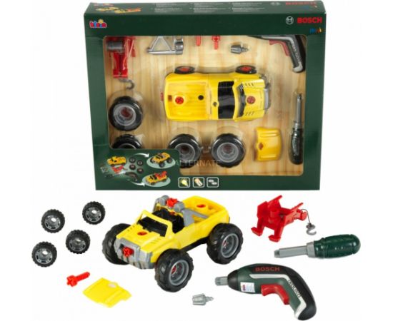 Klein Samochód do skręcania 3w1 z wkrętarką Interaktīvās rotaļlietas