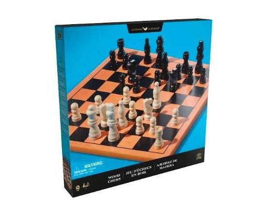 Spin Master Gra drewniane szachy Galda spēles