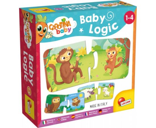 Lisciani Gra carotina baby logic mamy i ich dzieci Galda spēles