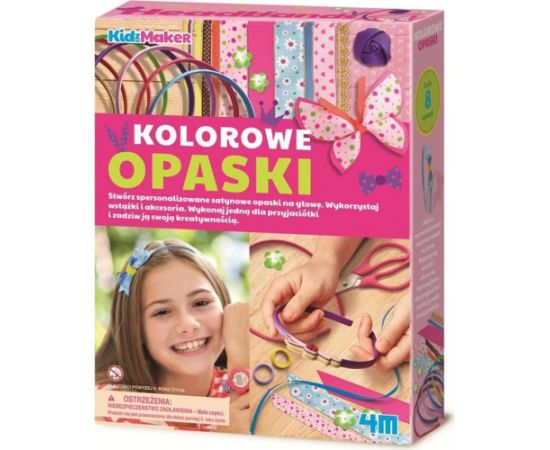 4M Zestaw kreatywny kolorowe opaski интерактивные игрушки