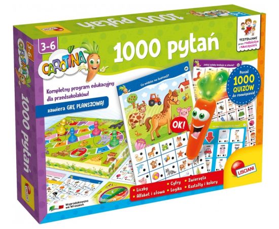 Lisciani Gra carotina 1000 pytań Galda spēles