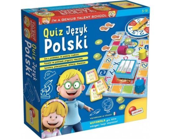 Lisciani Mały geniusz, quiz - jezyk polski Galda spēles