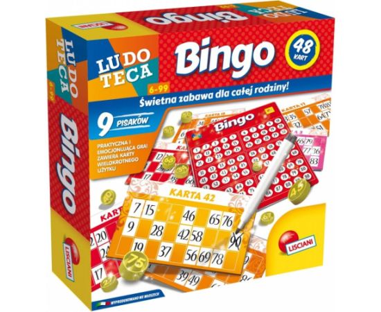 Lisciani Gra ludoteca bingo Galda spēles