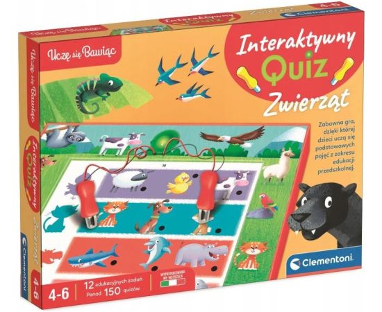 Clementoni Gra interaktywny quiz zwierzęta Galda spēles