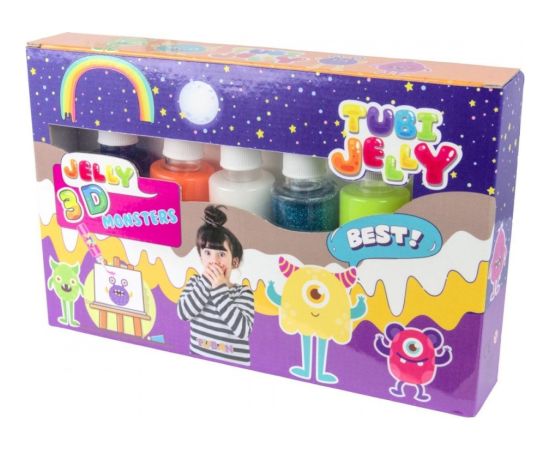 Tuban Zestaw tubi jelly 6 kolorów - potworki интерактивные игрушки