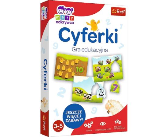 Trefl Gra cyferki  mały odkrywca Galda spēles