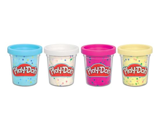 Hasbro Play-Doh®: Specialty Compound - Confetti Fun 4 Pack (G1736) Interaktīvās rotaļlietas