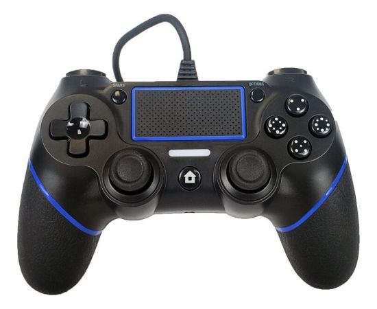 Teknogame Phantom PS4 Wired Controller Black - pults Spēļu kontrolieri