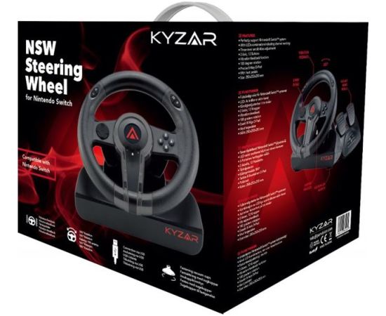 Playart Kyzar Switch Racing Wheel Switch spēle Игры для Nintendo