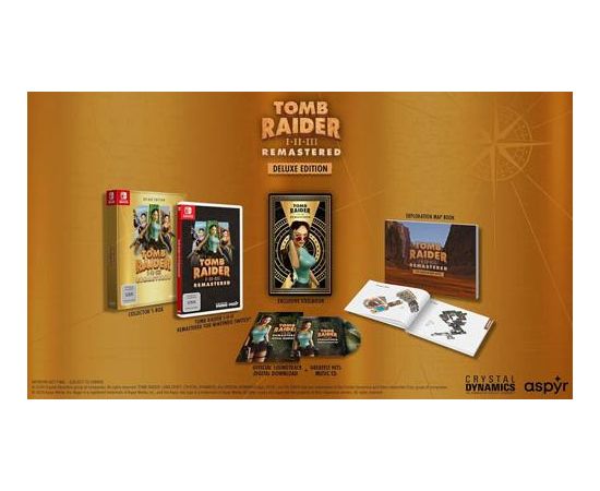Aspyr NSW Tomb Raider I-III (1-3) Remastered Deluxe Edition Nintendo Switch video spēle Игры для Nintendo