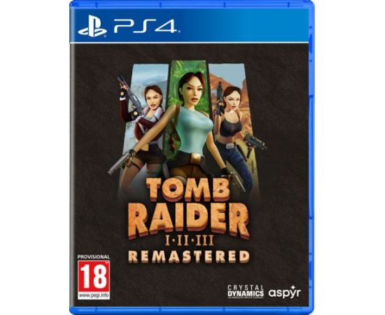 Aspyr PS4 Tomb Raider I-III (1-3) Remastered Playstation 4 video spēle PlayStation 4 (PS4) spēles
