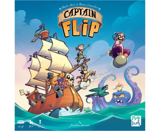 Κάισσα Captain Flip - Επιτραπέζιο [Ελληνική Γλώσσα] (KA115209) Galda spēles