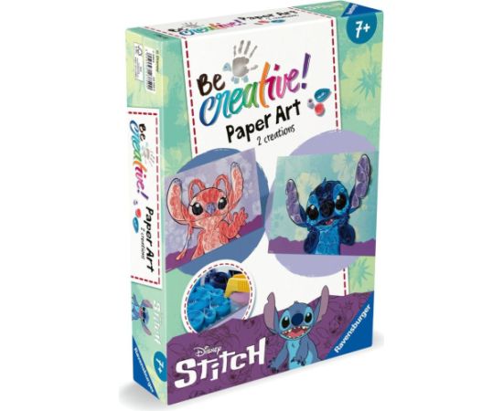 Ravensburger Disney: Be Creative! Paper Art - Stitch & Angel (23750) интерактивные игрушки