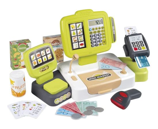 Smoby Kasa elektroniczna duża ze skanerem интерактивные игрушки