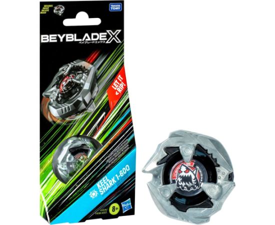 Hasbro Bey Blade X: Booster Single Top - Black Keel Shark (G1534) Galda spēles