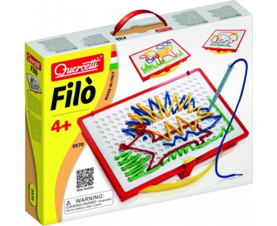 Quercetti Filo wyszywanie szydełkiem интерактивные игрушки
