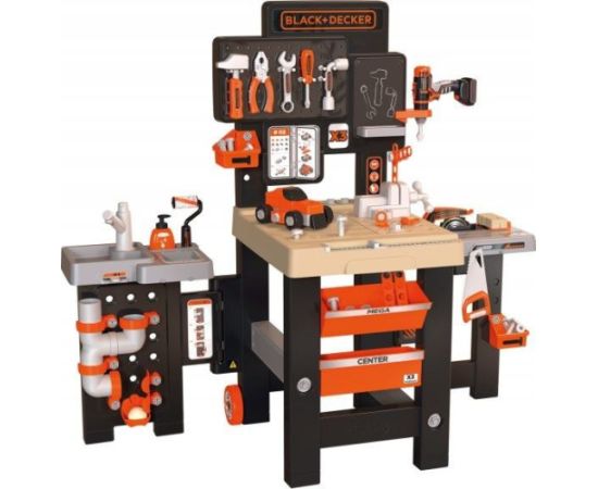 Smoby Warsztat black+decker mega warsztat интерактивные игрушки