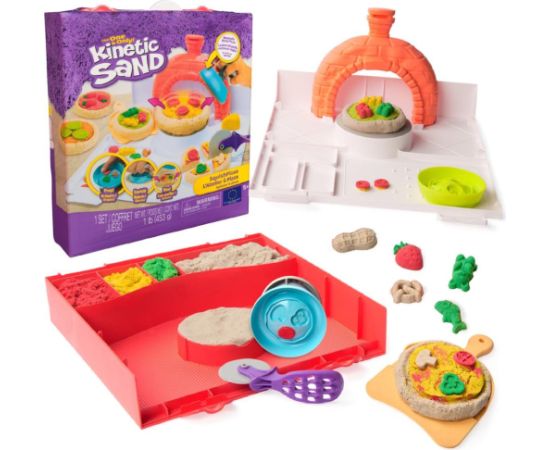 ''Spin Master Toys Far East'' Spin Master Kinetic Sand: Kinetic Sand Σετ Πίτσας (6072551) Interaktīvās rotaļlietas