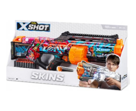 Zuru X-Shot Wyrzutnia skins-last stand (16 strzałek) Interaktīvās rotaļlietas