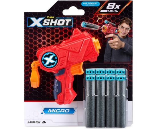 Zuru X-Shot Wyrzutnia excel micro color card Interaktīvās rotaļlietas