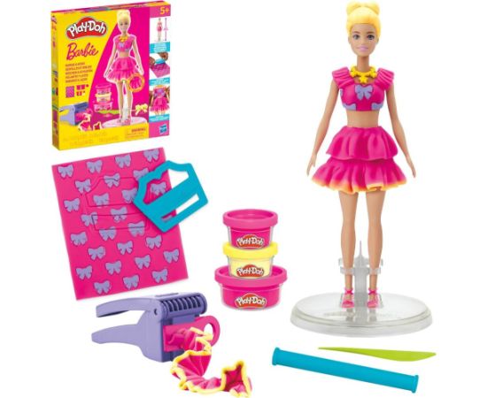 Hasbro Play-Doh: Fashion - Barbie Designer Dolls Ruffles And Bows (G1361) интерактивные игрушки