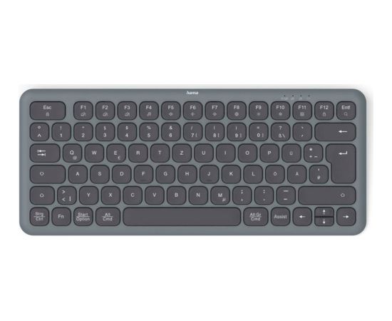 Hama Klawiatura wk-500 multi device czarno-szara