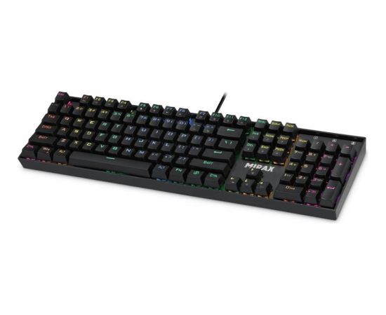 Defender Klawiatura mechaniczna mirax gk-352 podświetlenie rgb czarna