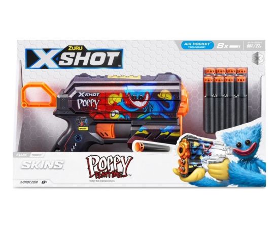 Zuru X-Shot Wyrzutnia flux 8 strzałek toony интерактивные игрушки