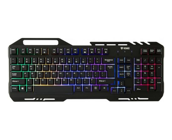 Yenkee Klawiatura ykb 3200 shadow metalowa, podświetlenie led