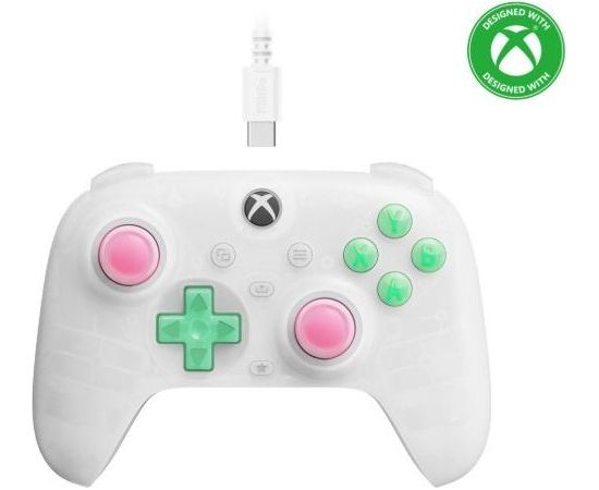 8Bitdo Gamepad ultimate mini wired xbox pad clear white Игры