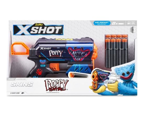 Zuru X-Shot Wyrzutnia flux 8 strzałek jumpscare интерактивные игрушки