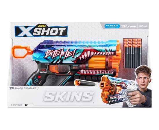 Zuru X-Shot Wyrzutnia skins griefer thrasher 12 strzałek интерактивные игрушки