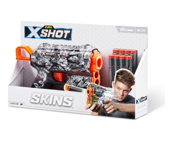 Zuru X-Shot Wyrzutnia skins flux (8 strzałek) wyrzutnia wzór d интерактивные игрушки