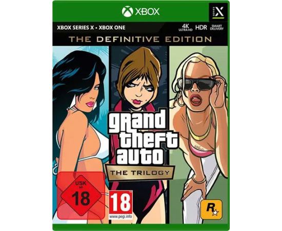 Rockstar XSX GTA Grand Theft Auto The Trilogy The Definitive Edition Xbox Series X / One video spēle Игры для Xbox