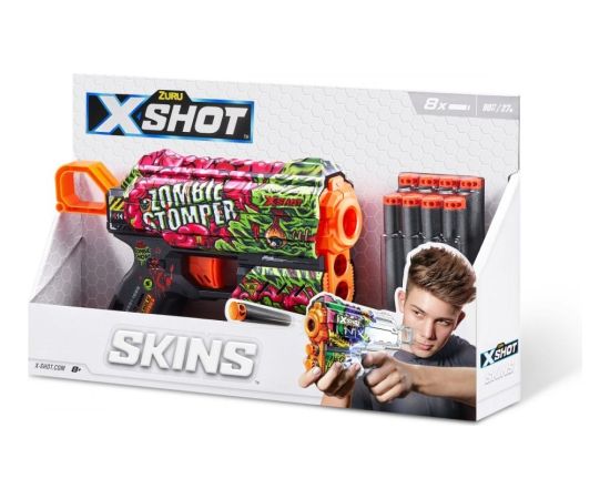 Zuru X-Shot Wyrzutnia skins flux  (8 strzałek) wyrzutnia wzór a интерактивные игрушки