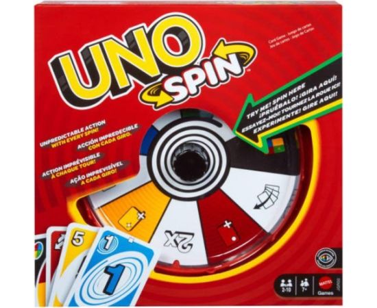 Mattel Uno: Uno Spin (JGR00) Galda spēles