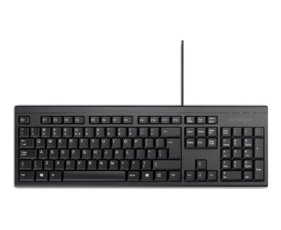 Kensington Klawiatura pełnowymiarowa kb100 eq us int