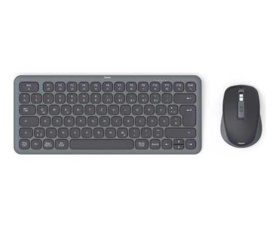Hama Zestaw klawiatura i mysz wkm-500 czarno-szara
