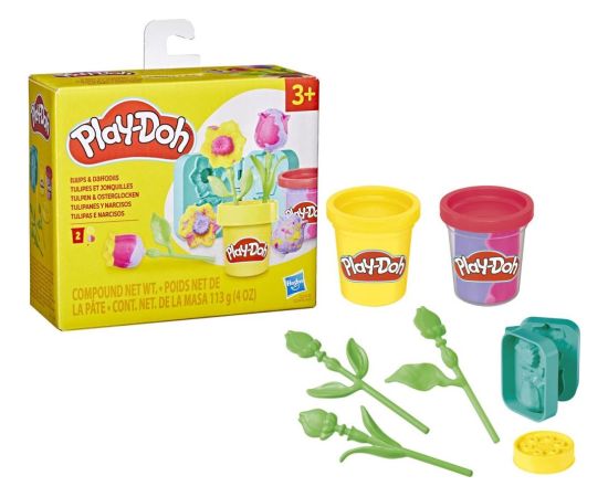 Hasbro Play-Doh: Lil Flowers - Tulips And Daffodils (G2478) Interaktīvās rotaļlietas