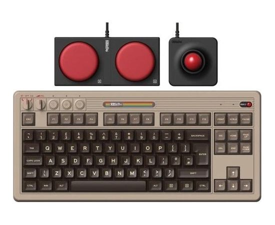 8Bitdo Mechanical keyboard - c64 ed. Piederumi konsolēm