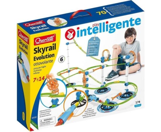 Quercetti Tor kulkowy skyrail evolution Interaktīvās rotaļlietas