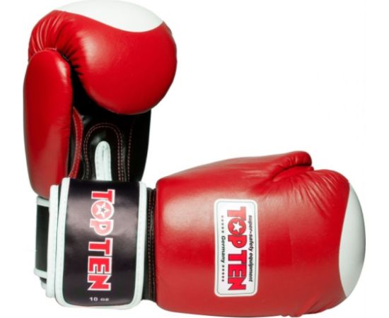 RTT-WAKO boksa cimdi 10 unces (WAKO apstiprināti) - czerwony Боксерская экипировка