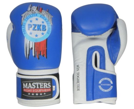 RBT-PZKB-1 ādas boksa cimdi, 10 unces - czerwony Боксерская экипировка